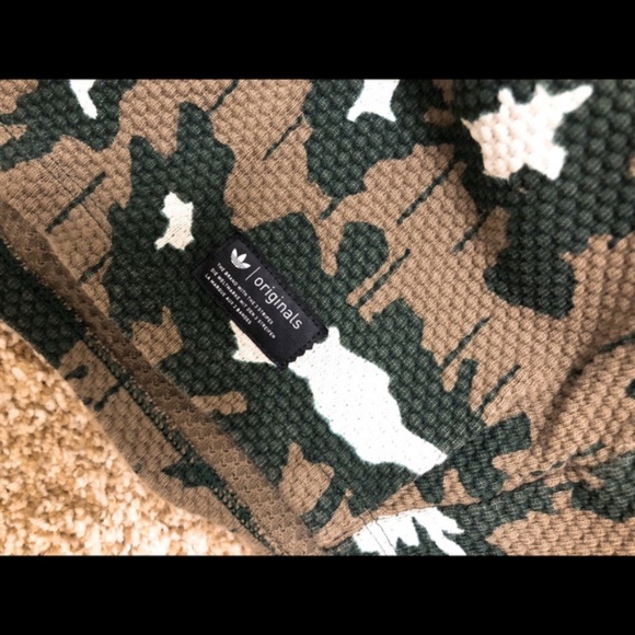 Adidas thick oversized women shirt army pockets xs - Picture 7 of 8